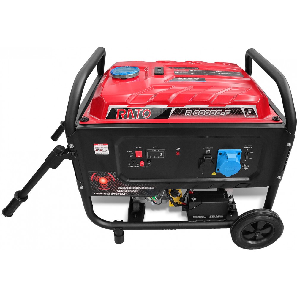 Бензиновий генератор Rato R6000D-F - фото 4 Бензиновий генератор Rato R6000D-F - фото 4