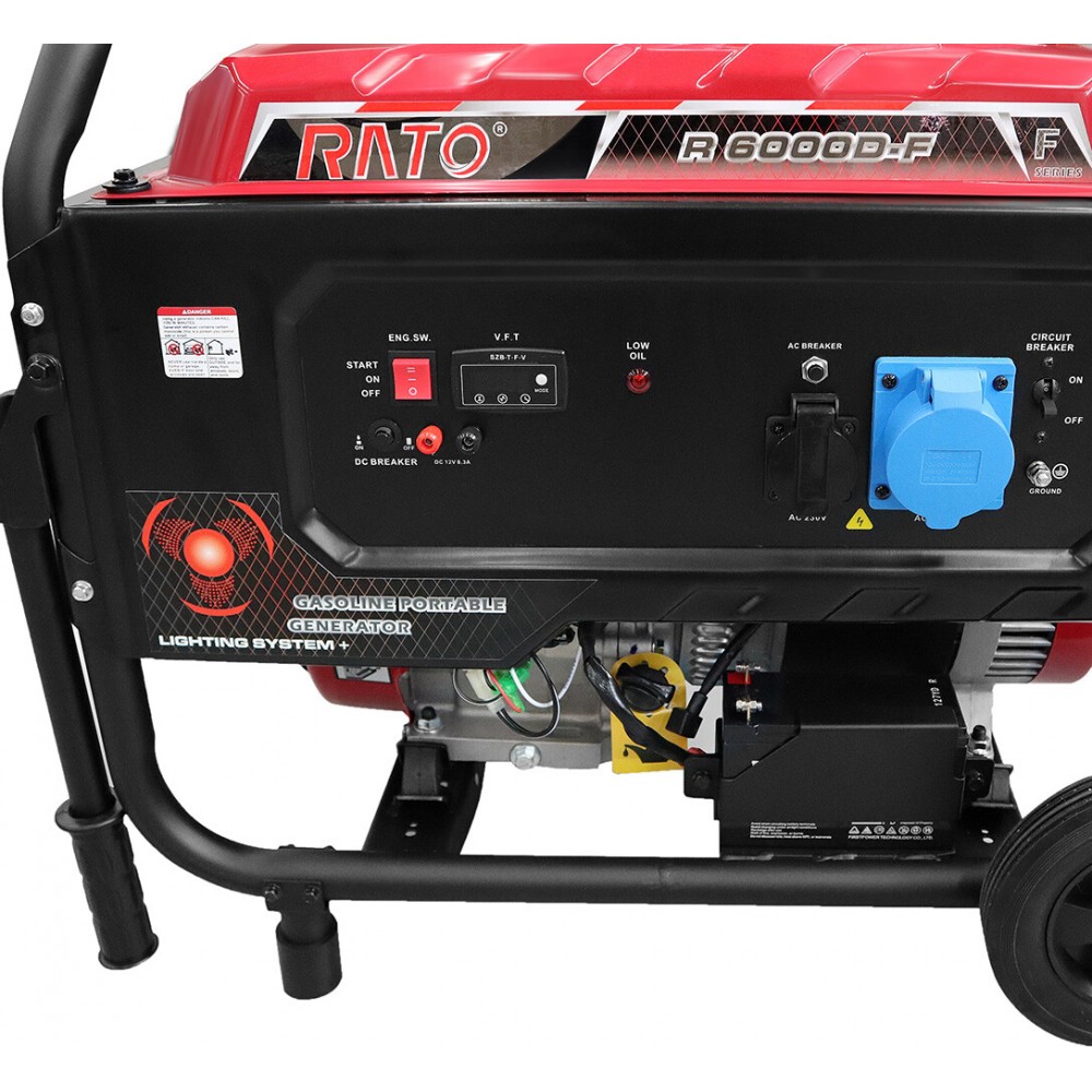 Бензиновий генератор Rato R6000D-F - фото 1 Бензиновий генератор Rato R6000D-F - фото 1