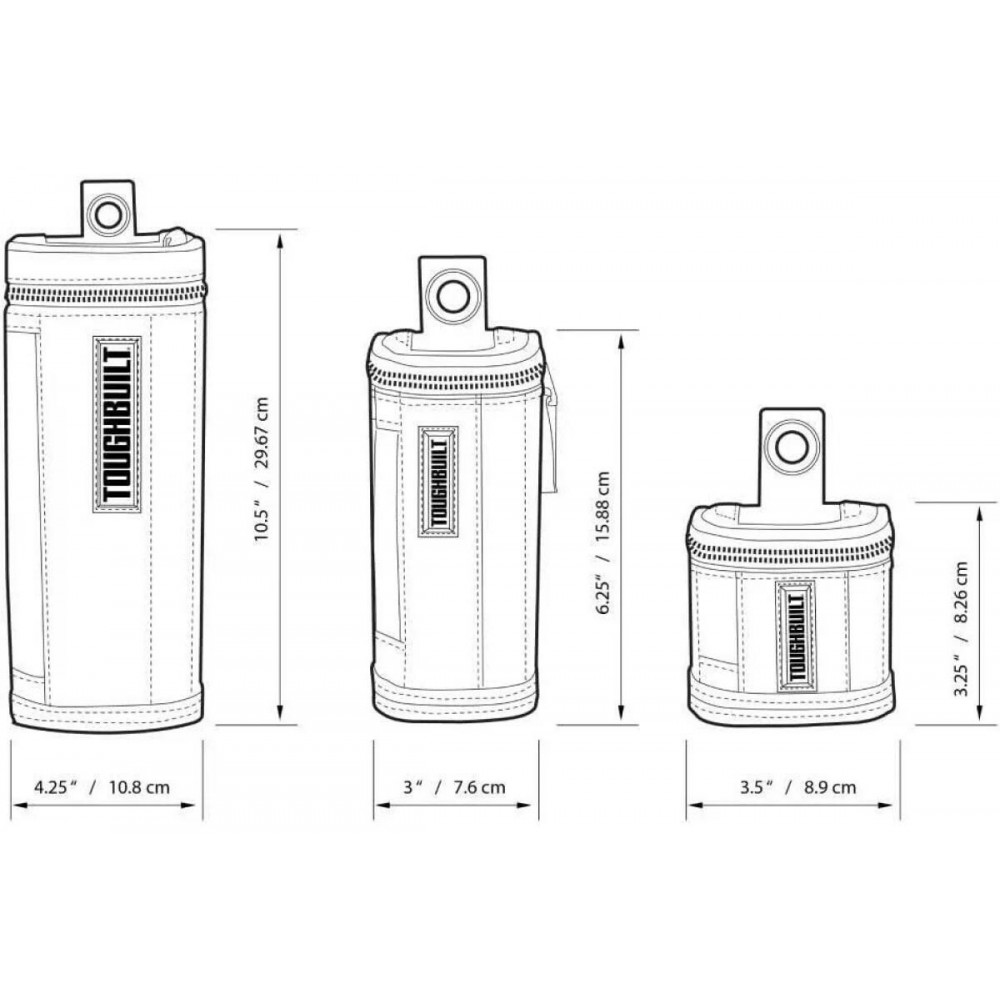 Набір кишень софт боксів для кріплення ToughBuilt Tower, 3 шт. (TB-192-B) - фото 6 Набір кишень софт боксів для кріплення ToughBuilt Tower, 3 шт. (TB-192-B) - фото 6