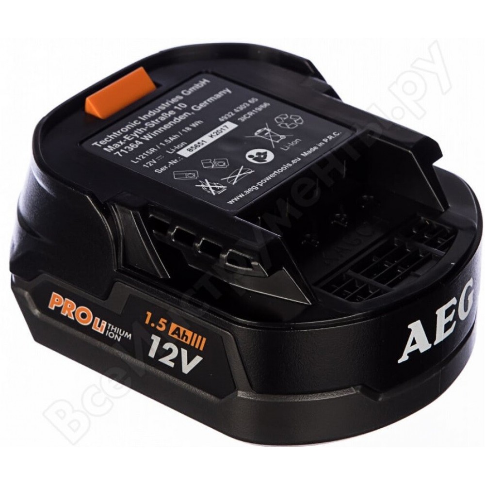 Акумулятор AEG L1215R (4932430365) - фото 1 Акумулятор AEG L1215R (4932430365) - фото 1