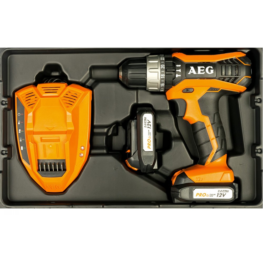 Дриль ударна акумуляторна AEG BSB12G3LI-202C AEG (4935451531) - фото 7 Дриль ударна акумуляторна AEG BSB12G3LI-202C AEG (4935451531) - фото 7