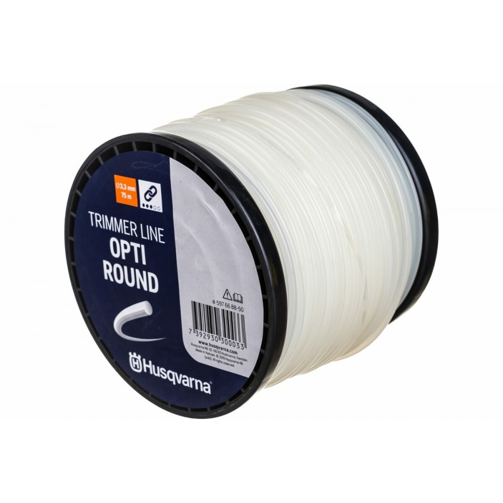 Волосінь для тримера Husqvarna Opti Round 3.3 мм, 75 м (5976688-50) - фото 1 Волосінь для тримера Husqvarna Opti Round 3.3 мм, 75 м (5976688-50) - фото 1