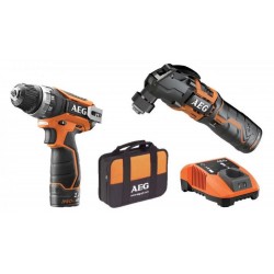 Набір акумуляторних інструментів AEG JP12F2Li-202B (4935464242)