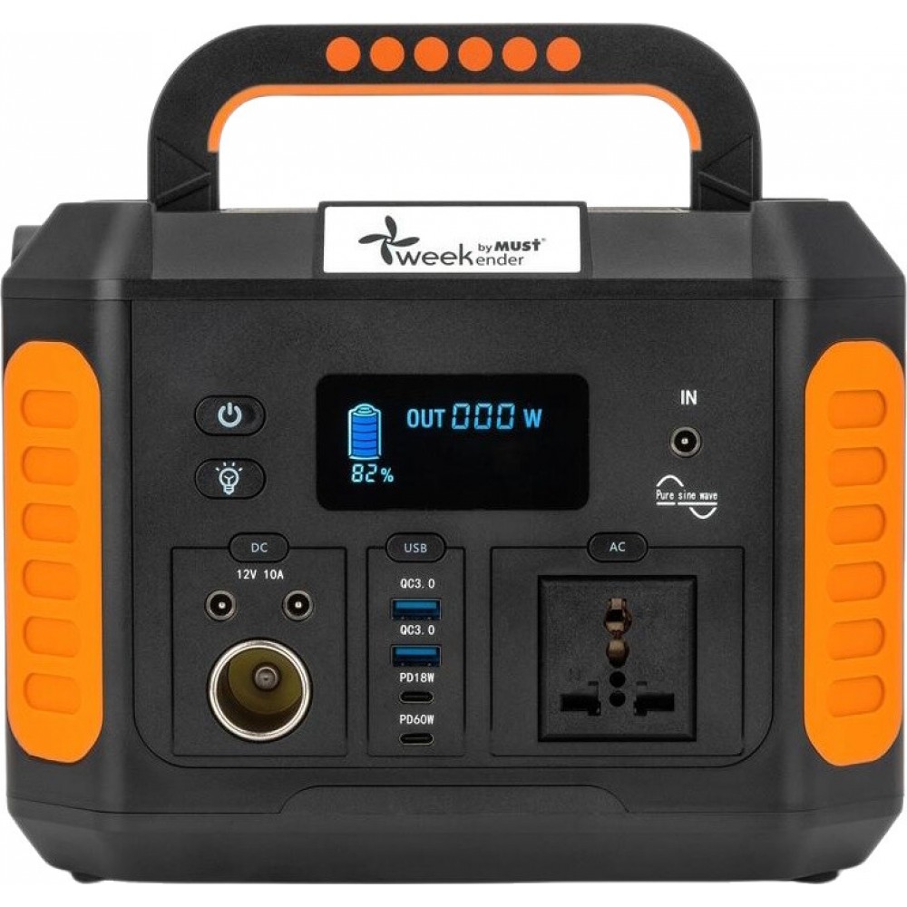 Зарядна станція Weekender HBP1600TP (450 Вт·год / 500 Вт) - фото 1 Зарядна станція Weekender HBP1600TP (450 Вт·год / 500 Вт) - фото 1