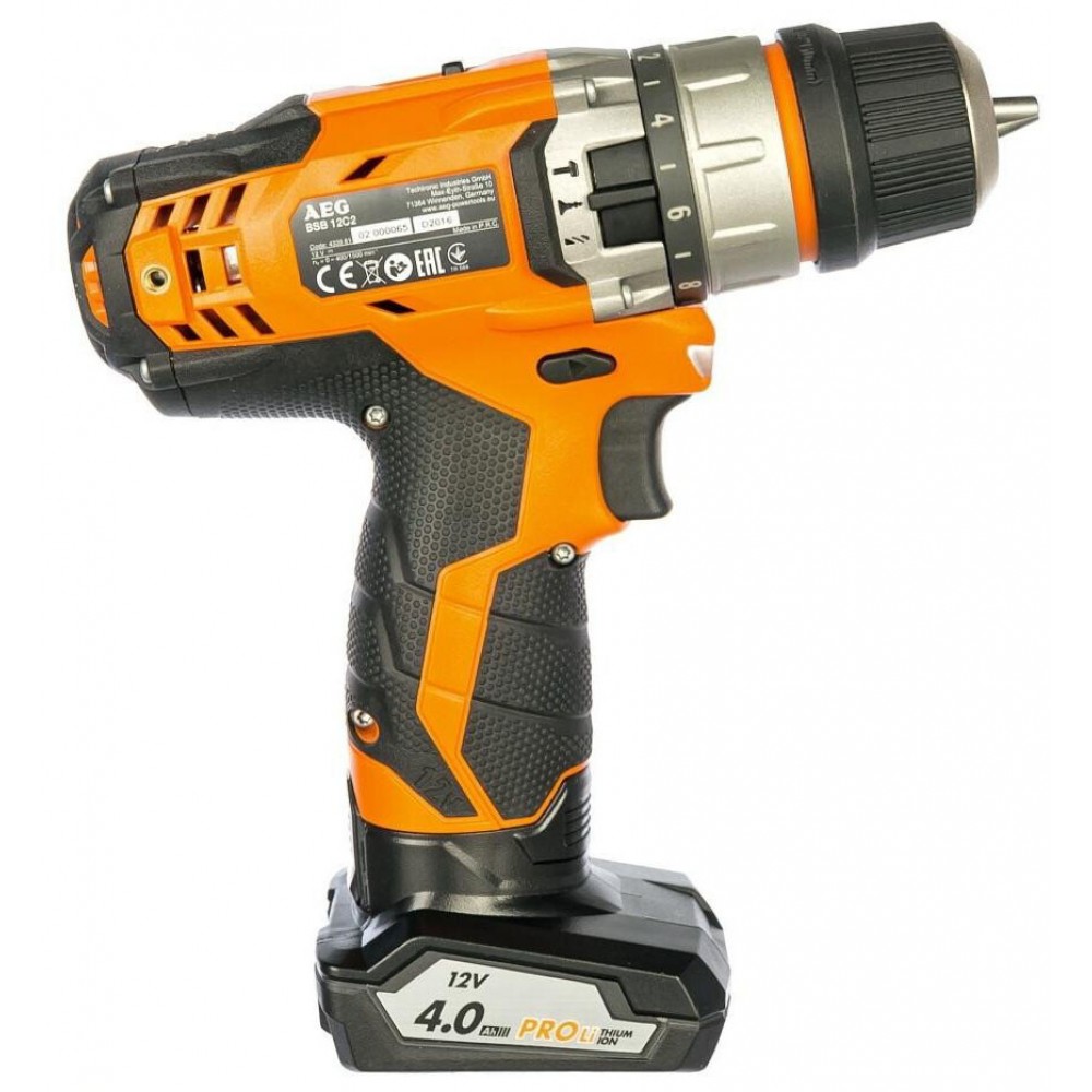 Акумуляторний шурупокрут AEG BSB12C2LI-X02KIT1X (4935459153) - фото 2 Акумуляторний шурупокрут AEG BSB12C2LI-X02KIT1X (4935459153) - фото 2