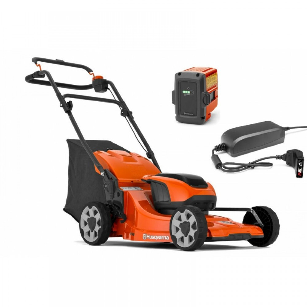 Акумуляторна газонокосарка Husqvarna LC 142i КІТ (9705418-04) - фото 2 Акумуляторна газонокосарка Husqvarna LC 142i КІТ (9705418-04) - фото 2