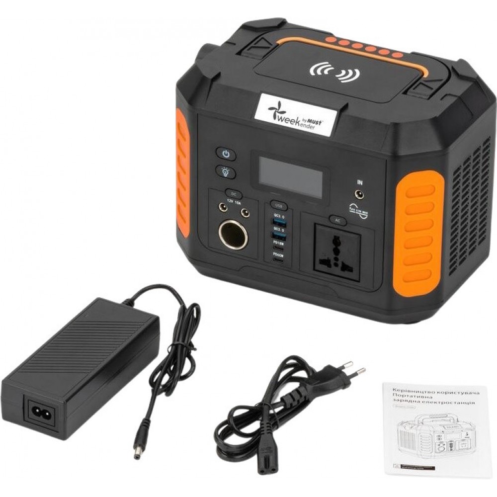 Зарядна станція Weekender HBP1600TP (450 Вт·год / 500 Вт) - фото 3 Зарядна станція Weekender HBP1600TP (450 Вт·год / 500 Вт) - фото 3