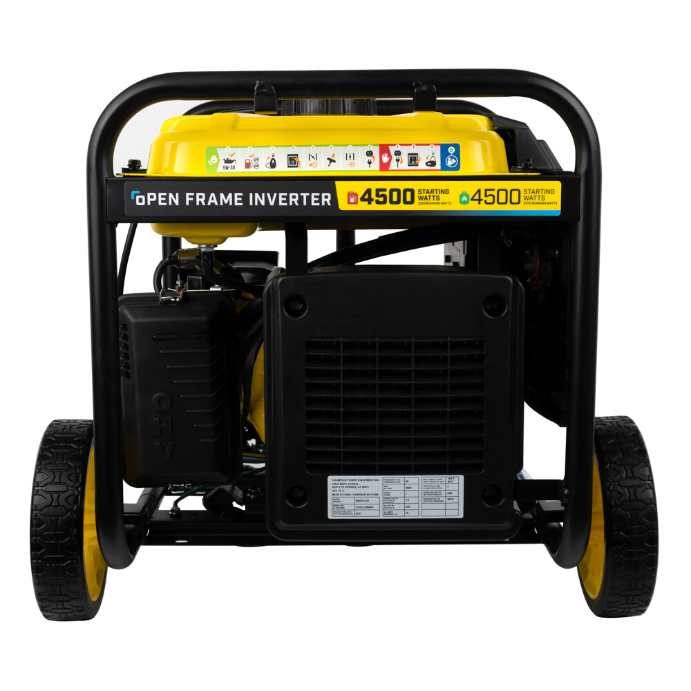 Інверторний двопаливний генератор CHAMPION C4500I G (500574-UA) - фото 5 Інверторний двопаливний генератор CHAMPION C4500I G (500574-UA) - фото 5