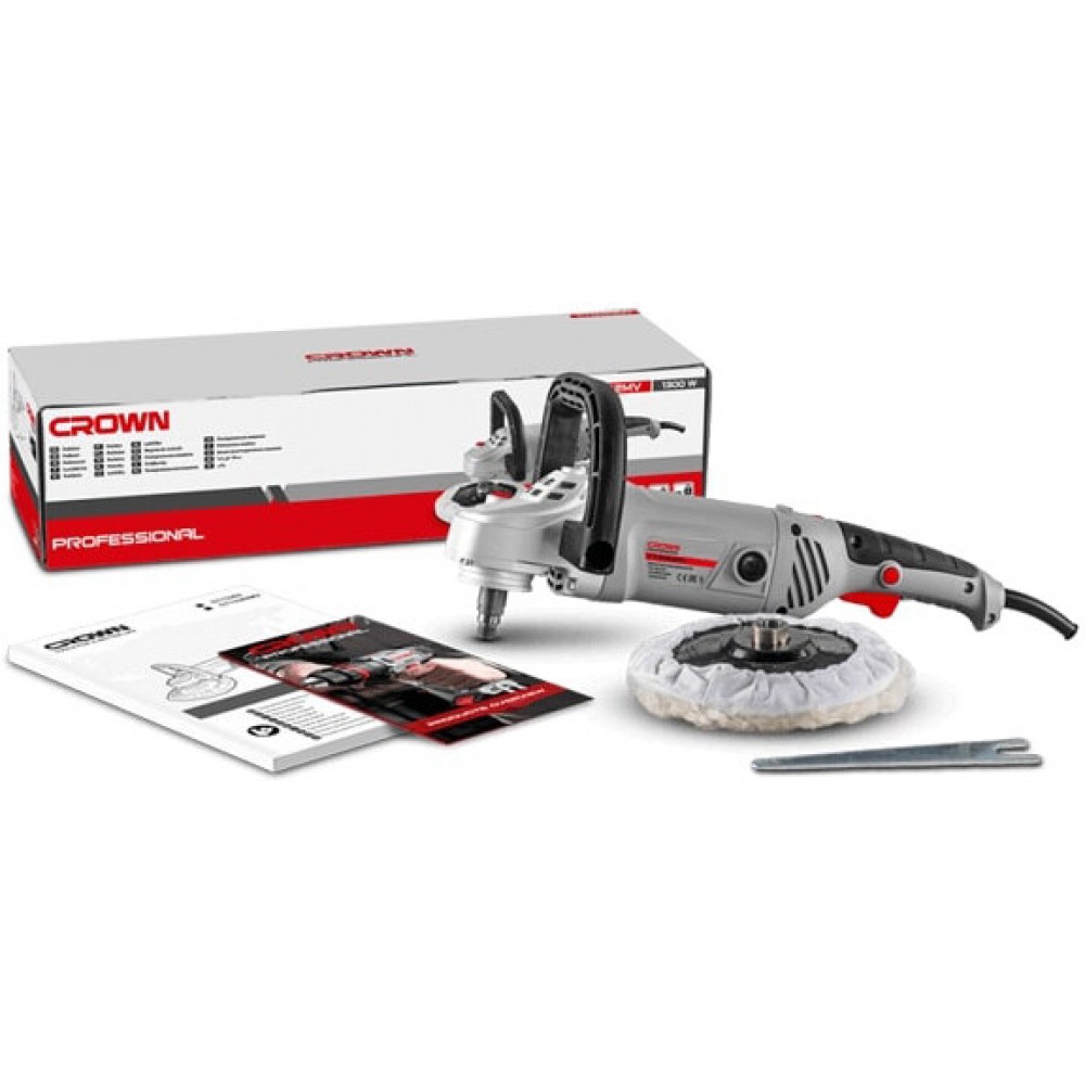 Полірувальна машина Crown (CT13302MV) - фото 1 Полірувальна машина Crown (CT13302MV) - фото 1