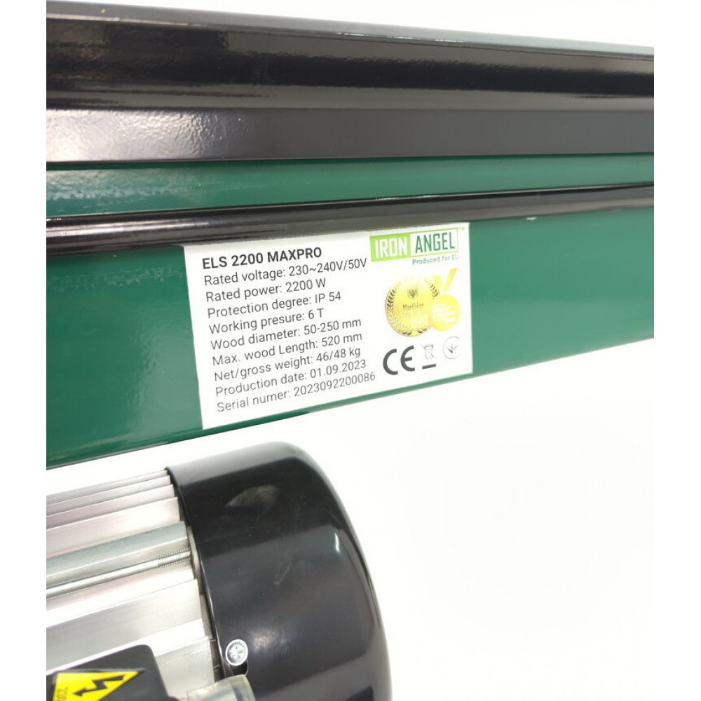 Дровокол Iron Angel ELS 2200 MAXPRO - фото 2 Дровокол Iron Angel ELS 2200 MAXPRO - фото 2