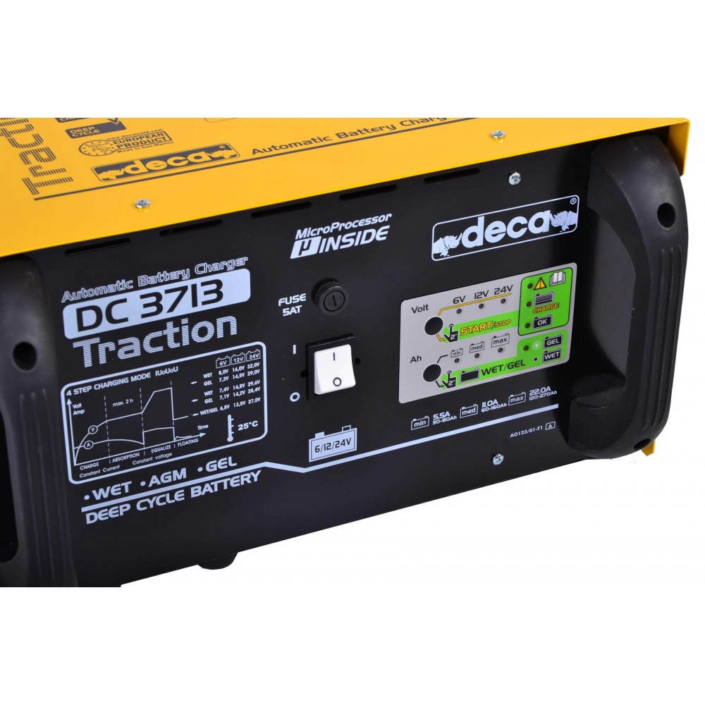 Автоматичний зарядний пристрій Deca DC 3713 TRACTION - фото 2 Автоматичний зарядний пристрій Deca DC 3713 TRACTION - фото 2