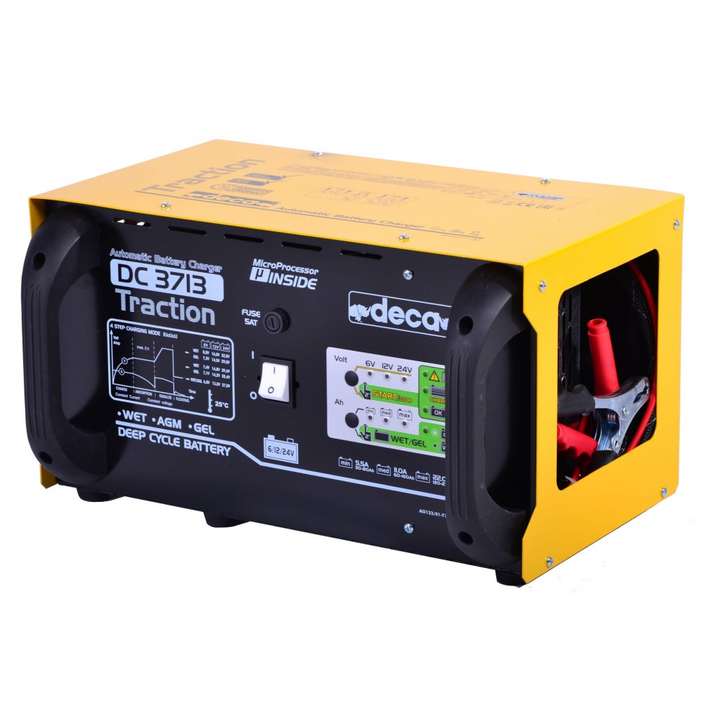 Автоматичний зарядний пристрій Deca DC 3713 TRACTION - фото 3 Автоматичний зарядний пристрій Deca DC 3713 TRACTION - фото 3
