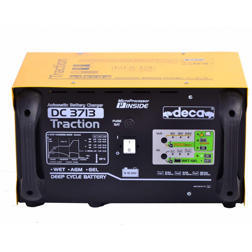 Автоматичний зарядний пристрій Deca DC 3713 TRACTION - фото 4 Автоматичний зарядний пристрій Deca DC 3713 TRACTION - фото 4