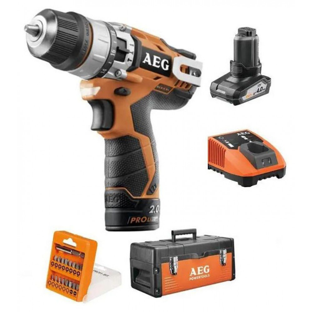 Акумуляторний шурупокрут AEG BSB12C2LI-X02KIT1X (4935459153) - фото 6 Акумуляторний шурупокрут AEG BSB12C2LI-X02KIT1X (4935459153) - фото 6