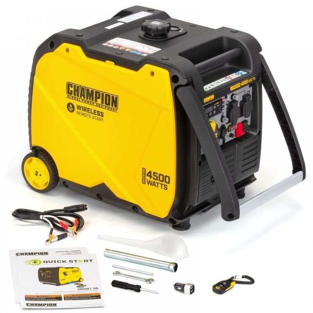 Інверторний генератор CHAMPION C4500iES GEN2 (500987-UA) - фото 3 Інверторний генератор CHAMPION C4500iES GEN2 (500987-UA) - фото 3