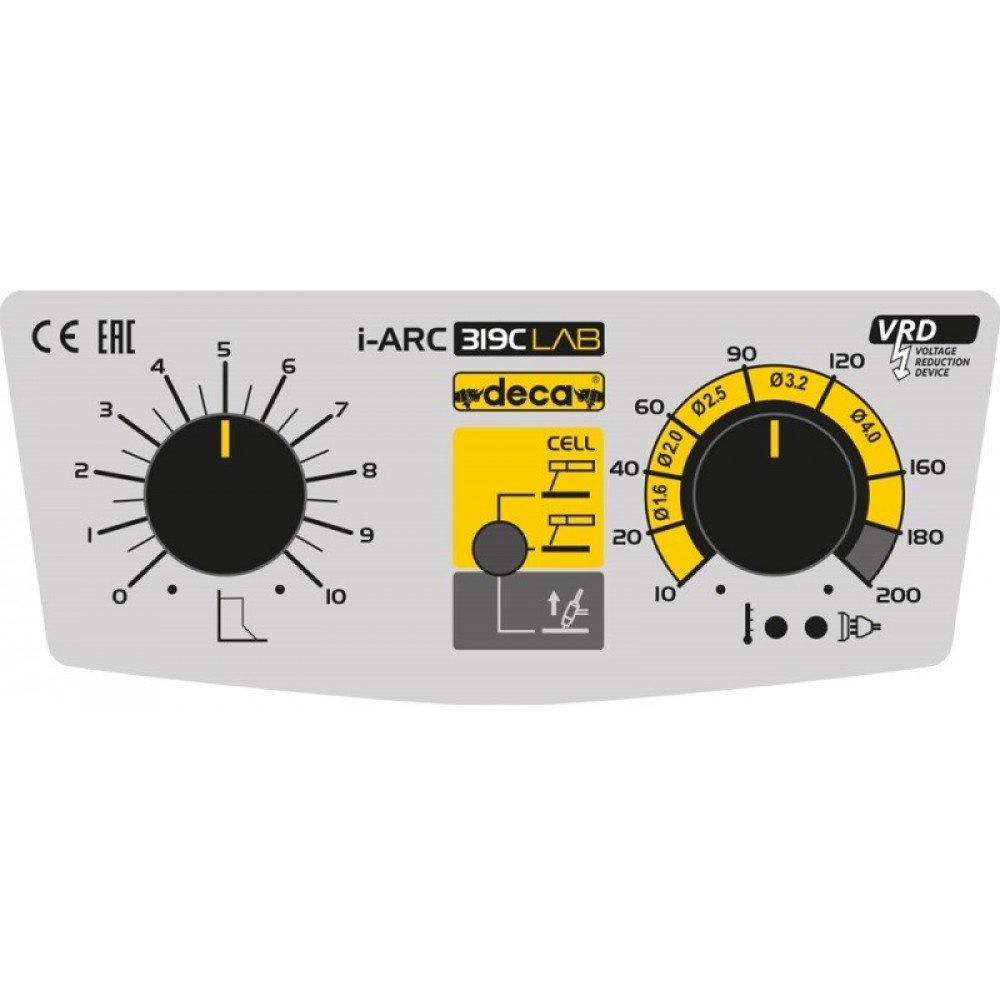 Зварювальний апарат Deca інверторного типу I-ARC 319C Lab (286280) - фото 1 Зварювальний апарат Deca інверторного типу I-ARC 319C Lab (286280) - фото 1