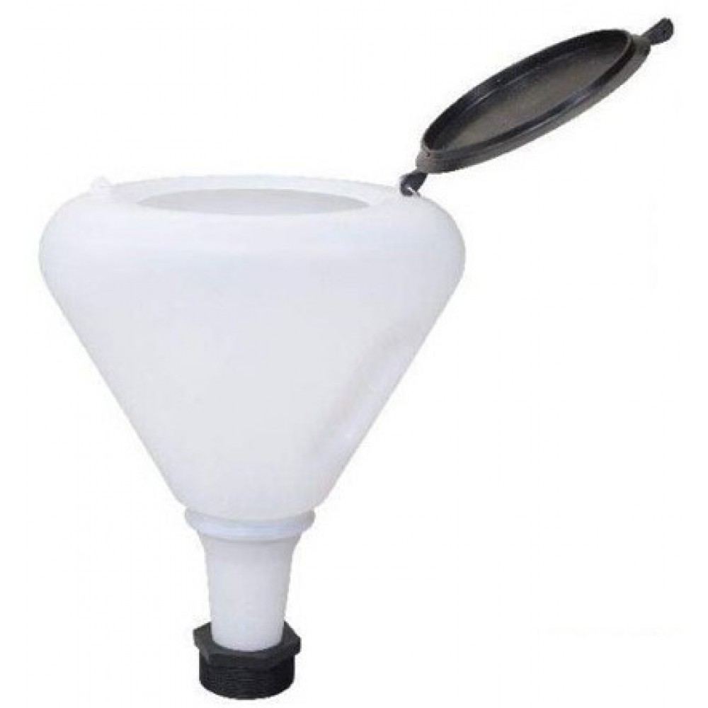 Лійка-воронка пластикова 3 л (з кришкою) з адаптером для бочки 200 л Groz 41922 - фото 1 Лійка-воронка пластикова 3 л (з кришкою) з адаптером для бочки 200 л Groz 41922 - фото 1