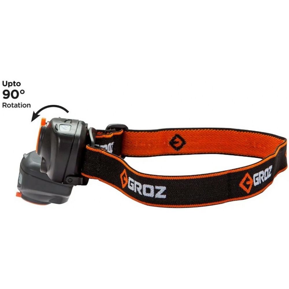 Ліхтарик на голову LED-230, 3W LED, 120 люмен Groz 55082 - фото 2 Ліхтарик на голову LED-230, 3W LED, 120 люмен Groz 55082 - фото 2