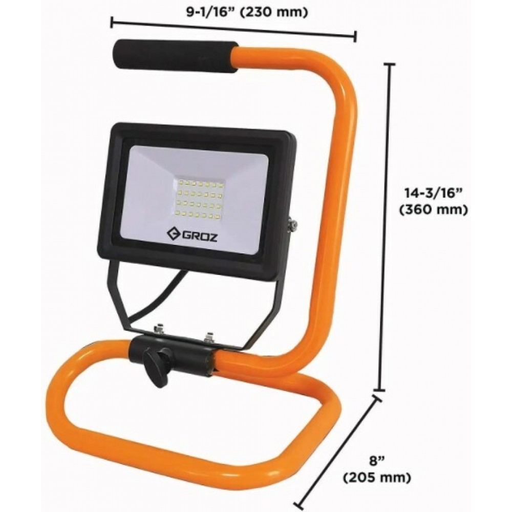 Світлодіодний прожектор на підставці LED-602, 28 SMD, 2100 люмен Groz 55069 - фото 2 Світлодіодний прожектор на підставці LED-602, 28 SMD, 2100 люмен Groz 55069 - фото 2