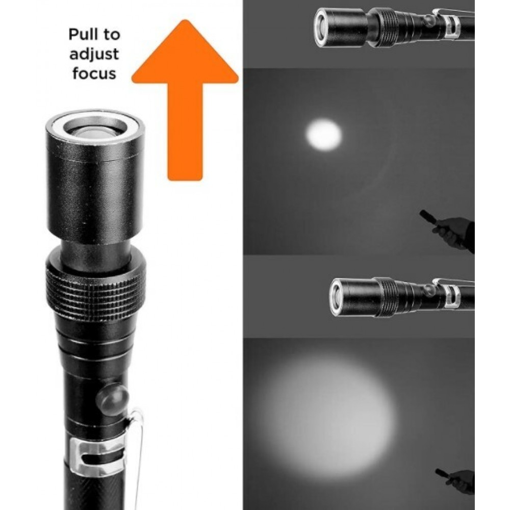 Телескопічний ліхтарик, світлодіодний з магнітом LED-131, 30 люмен Groz 55053 - фото 4 Телескопічний ліхтарик, світлодіодний з магнітом LED-131, 30 люмен Groz 55053 - фото 4