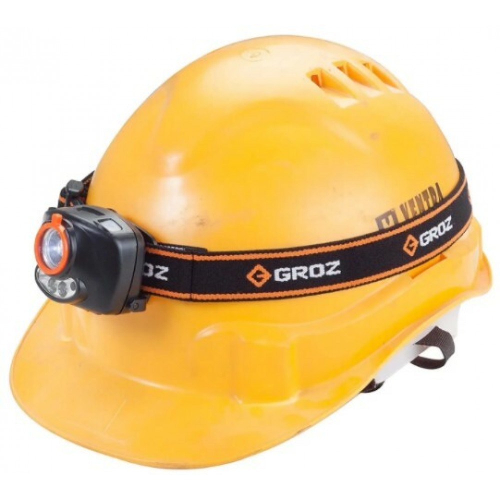 Ліхтарик на голову LED-230, 3W LED, 120 люмен Groz 55082 - фото 3 Ліхтарик на голову LED-230, 3W LED, 120 люмен Groz 55082 - фото 3