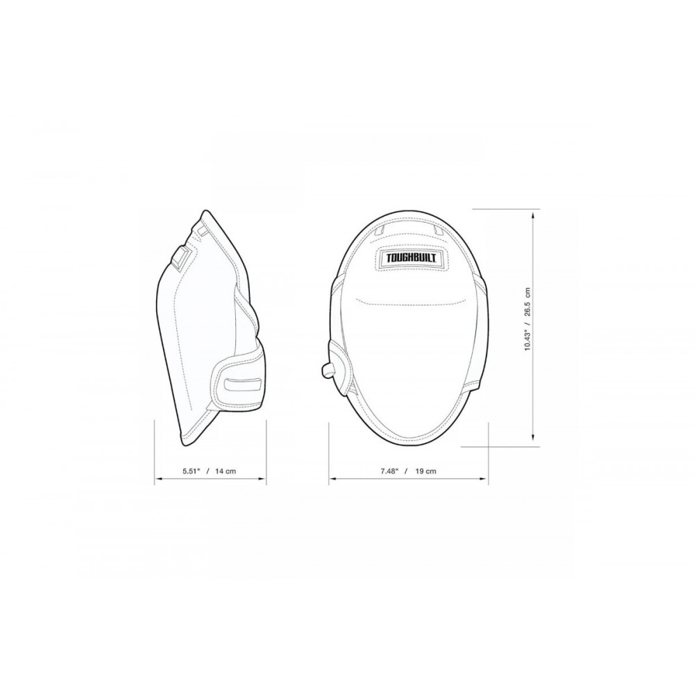 Наколінники, 2 шт. Toughbuilt FoamFit (TB-KP-2B) - фото 6 Наколінники, 2 шт. Toughbuilt FoamFit (TB-KP-2B) - фото 6