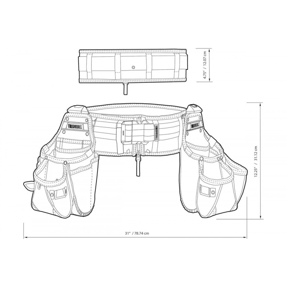 Комплект (ремінь та 2 сумки) ToughBuilt ClipTech (TB-CT-111-3P) - фото 7 Комплект (ремінь та 2 сумки) ToughBuilt ClipTech (TB-CT-111-3P) - фото 7