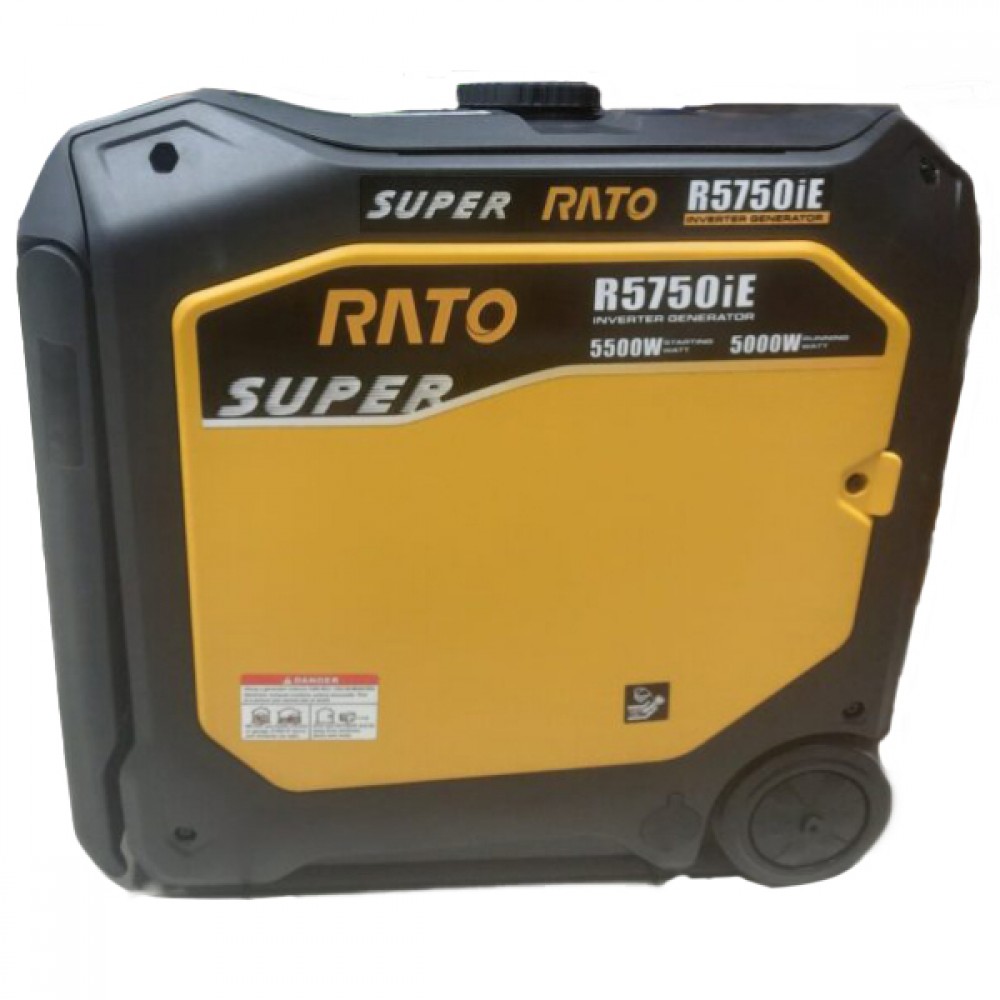 Інверторний генератор RATO R5750iE (5.5 кВт, електростартер) - фото 1 Інверторний генератор RATO R5750iE (5.5 кВт, електростартер) - фото 1