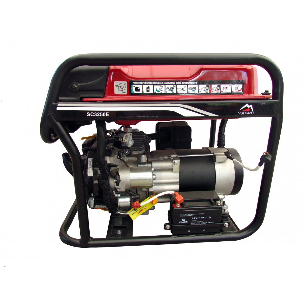 Генератор бензиновий 2.5 кВт Vulkan SC3250E-II (SC3250E-II) без ПДВ - фото 6 Генератор бензиновий 2.5 кВт Vulkan SC3250E-II (SC3250E-II) без ПДВ - фото 6