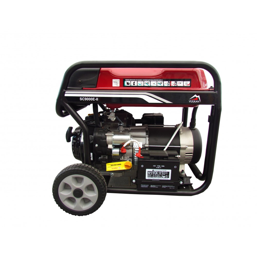 Генератор бензиновий 7.0 кВт Vulkan SC9000E-II (SC9000E-II) без ПДВ - фото 2 Генератор бензиновий 7.0 кВт Vulkan SC9000E-II (SC9000E-II) без ПДВ - фото 2