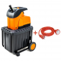Садовий подрібнювач GTM DS2800/45 KIT + подовжувач 10м (DS2800/45_KIT+ext.cord)