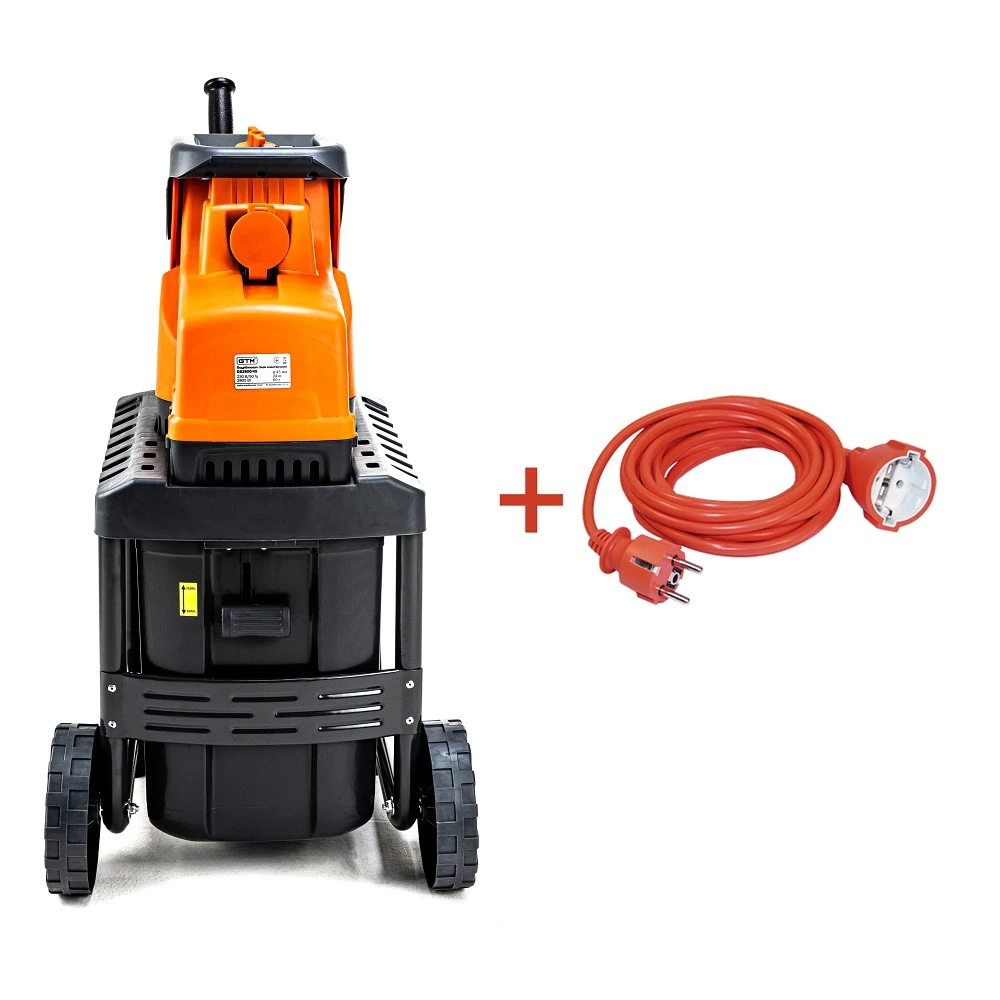 Садовий подрібнювач GTM DS2800/45 KIT + подовжувач 10м (DS2800/45_KIT+ext.cord) - фото 2 Садовий подрібнювач GTM DS2800/45 KIT + подовжувач 10м (DS2800/45_KIT+ext.cord) - фото 2