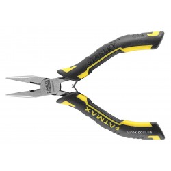 Тонкогубці-міні плоскі подовжені STANLEY "FatMax" 125 мм Тонкогубці-міні плоскі подовжені STANLEY "FatMax" 125 мм