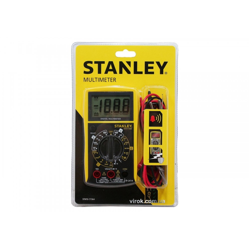 Мультиметр цифровий STANLEY - фото 2 Мультиметр цифровий STANLEY - фото 2