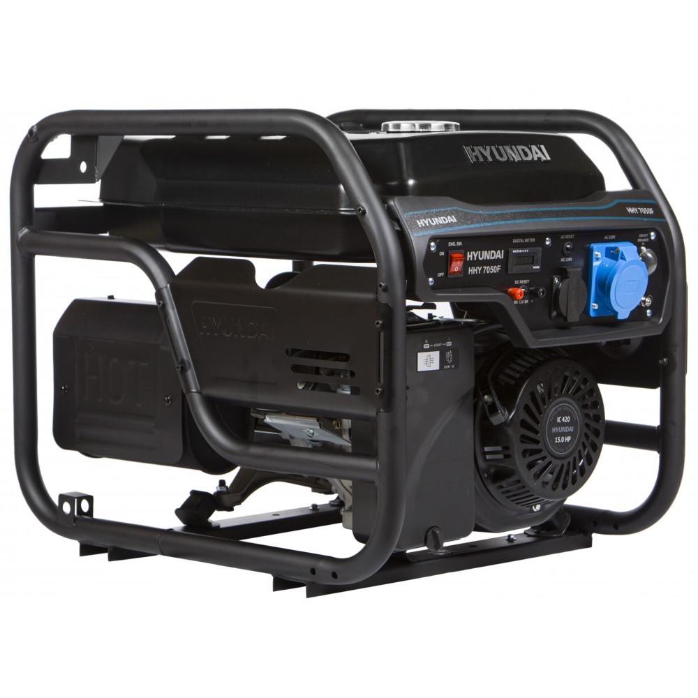Генератор бензиновий Hyundai HHY 7050F - фото 4 Генератор бензиновий Hyundai HHY 7050F - фото 4