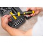 Бітотримач викруткового типу Pistol Grip Ratchet з храповим механізмом і набором з тридцяти семи біт STANLEY 0-63-038 - фото 7 Бітотримач викруткового типу Pistol Grip Ratchet з храповим механізмом і набором з тридцяти семи біт STANLEY 0-63-038 - фото 7