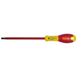 Викрутка електрика FatMax VDE 1000V ізольована з жалом під шліц SL5,5 довжиною 150 мм STANLEY 0-65-413 Викрутка електрика FatMax VDE 1000V ізольована з жалом під шліц SL5,5 довжиною 150 мм STANLEY 0-65-413