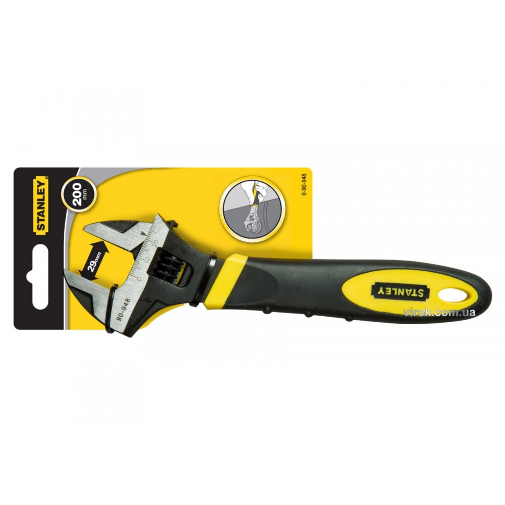 Ключ розвідний STANLEY 200 мм - фото 1 Ключ розвідний STANLEY 200 мм - фото 1