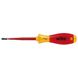 Викрутка діелектрична Wiha Soft Finish electric slim Fix VDE SL/PZ2 (W36330)