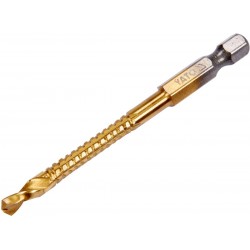 Свердло фрезерувальне по металу YATO HSS-TIN 5 x 81 мм HEX - 1/4"