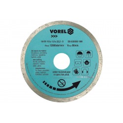 Диск відрізний алмазний VOREL Ø=125 мм