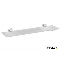 Полка скляна настінна FALA 52 см кріплення дюбель/шуруп Полка скляна настінна FALA 52 см кріплення дюбель/шуруп