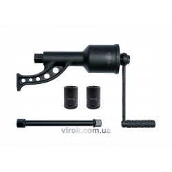 Вороток з редуктором для збільшення крутного момента YATO 1" 5800 Нм 380 мм Вороток з редуктором для збільшення крутного момента YATO 1" 5800 Нм 380 мм