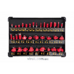 Набір фрез по дереву YATO 35 шт Набір фрез по дереву YATO 35 шт