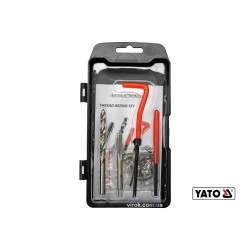 Приладдя для відновлення внутрішньої різьби YATO М6 x 1.0 мм HSS 4241/4341 30 шт Приладдя для відновлення внутрішньої різьби YATO М6 x 1.0 мм HSS 4241/4341 30 шт