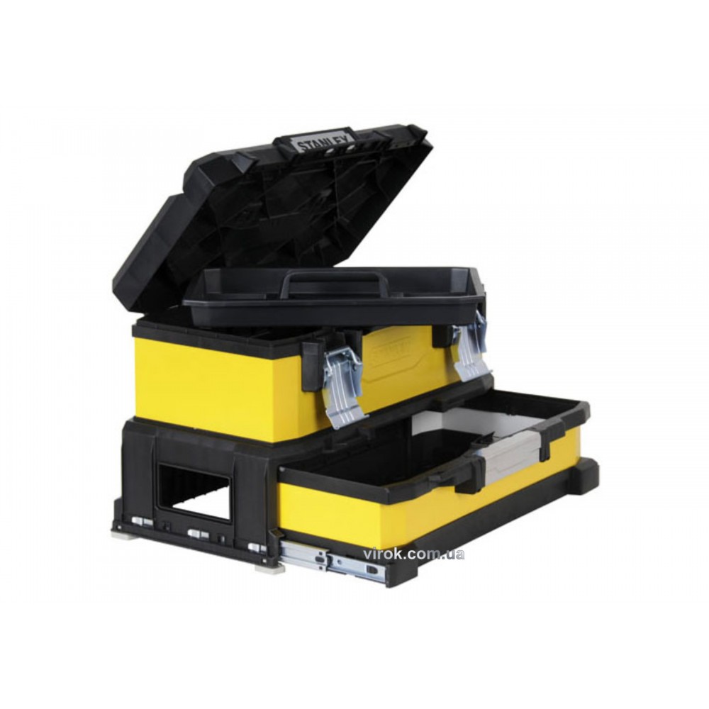Ящик для інструментів металопластиковий 20" STANLEY 54.5 х 28 х 33.5 см - фото 1 Ящик для інструментів металопластиковий 20" STANLEY 54.5 х 28 х 33.5 см - фото 1