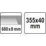 Дровокол ручний YATO ніж- 680 х 8 мм станина- 355 х 40 мм лезо- 270 мм - фото 5