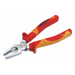 Плоскогубці комбіновані NWS з ізольованими ручками VDE до 1000 В 180 мм Плоскогубці комбіновані NWS з ізольованими ручками VDE до 1000 В 180 мм