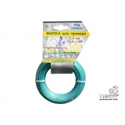 Жилка для тримера "ТРИКУТНИК" TM VIROK 2.4 мм x 15 м