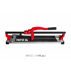 Плиткоріз ручний YATO з ковзаючим повзунком і 1-ю направляючою 80 cм Плиткоріз ручний YATO з ковзаючим повзунком і 1-ю направляючою 80 cм
